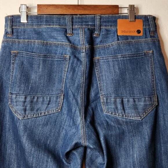 Marmot Men's Straight Leg Jeans Size 34 - Picture 5 of 6